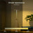 Table Lamp Touch Control Stepless Dimming Wireless Charging Bedroom Bedside Night Light Metal + PC Atmosphere Lamp - White - 3