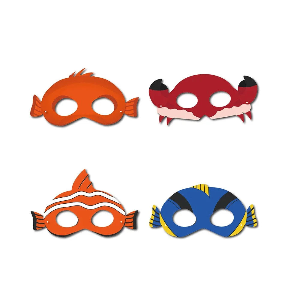 10Pcs / Set Sea Animal Masks Kids Gift Birthday Theme Party Masks Role Playing Game Props - 2