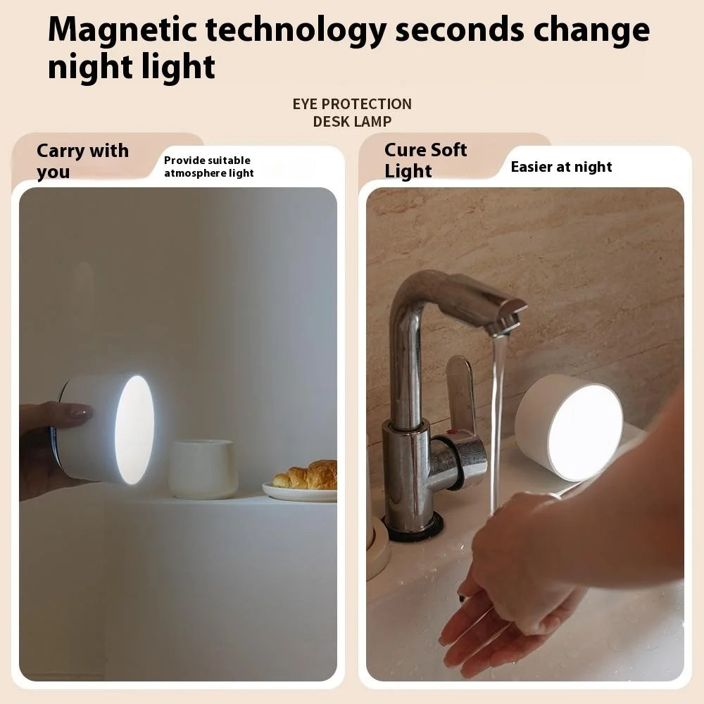 D10 Detachable Magnetic Desk Lamp Ocean World Projection Table Light with Phone Wireless Charging Function - 3