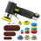 15000 RPM Air Sander 1 / 2 / 3 Inch High Speed Pneumatic Grinding Machine Kit Set, EU Plug - 1