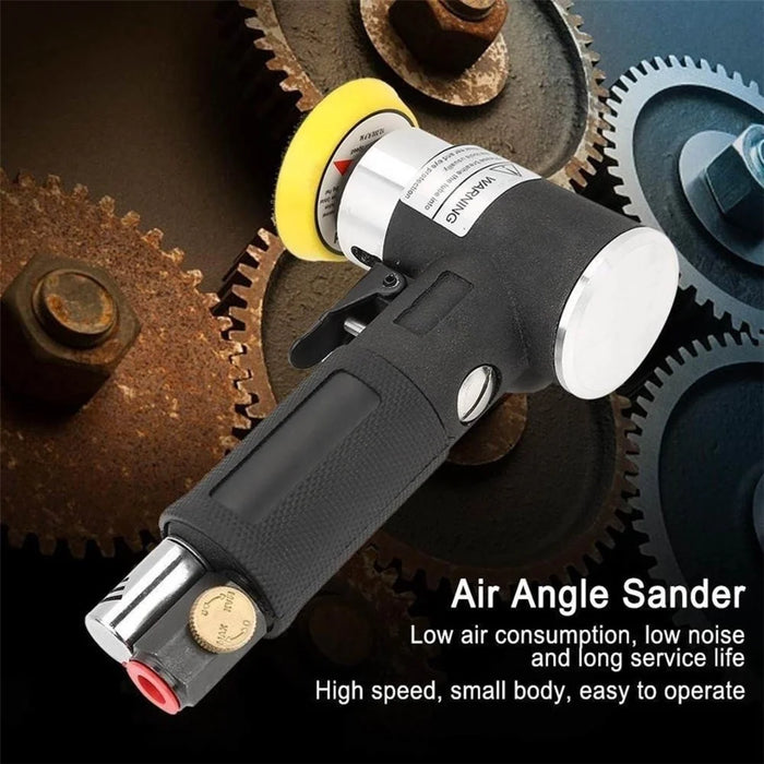 15000 RPM Air Sander 1 / 2 / 3 Inch High Speed Pneumatic Grinding Machine Kit Set, EU Plug - 3