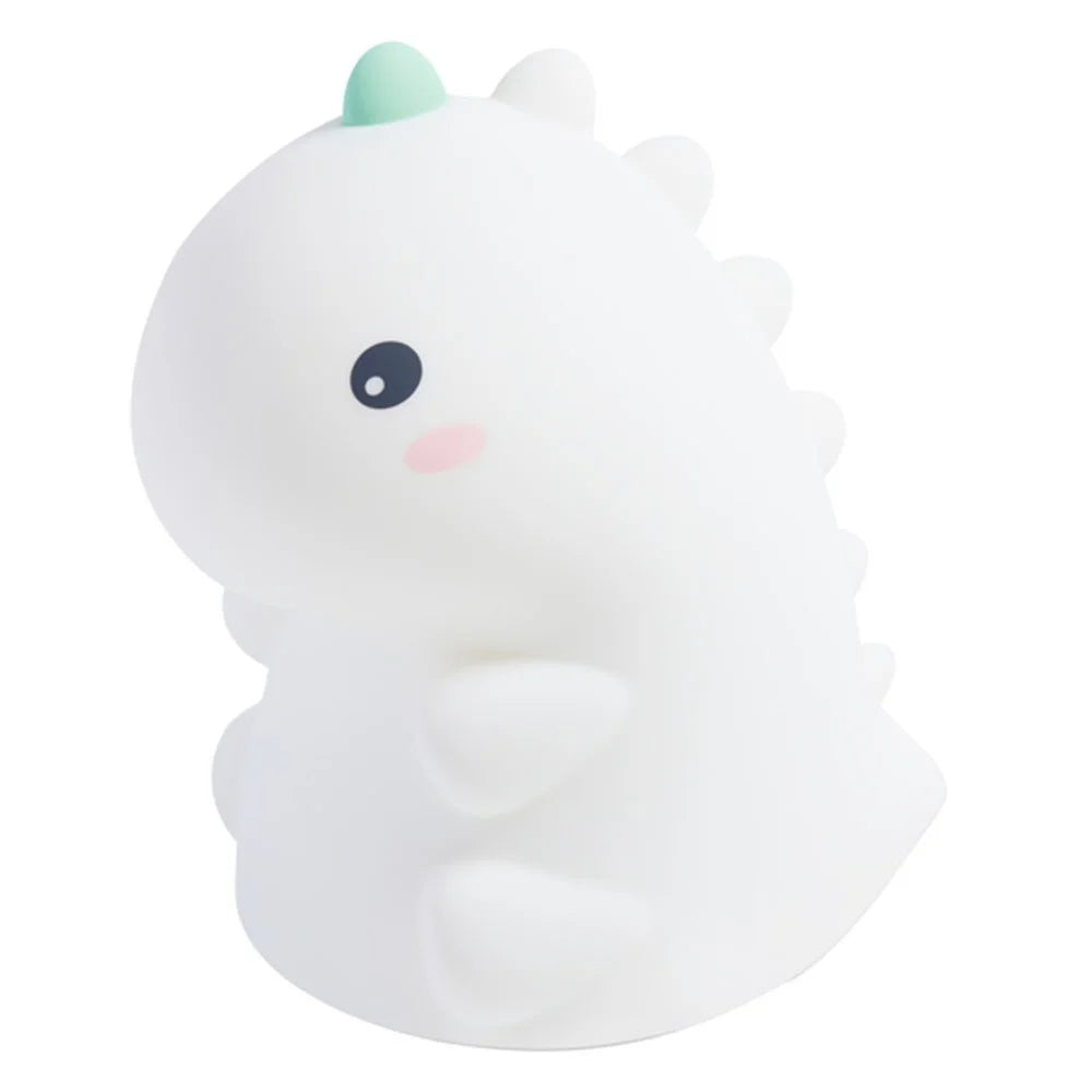 Night Light for Kids Dinosaur Cute Lamp Nursery Silicone Table Decorations - 1