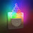 Christmas Tree Shape Plug-In Night Light Acrylic Colorful Bedroom Atmosphere Lamp, EU Plug - 1