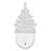 Christmas Tree Shape Plug-In Night Light Acrylic Colorful Bedroom Atmosphere Lamp, EU Plug - 2