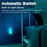 Christmas Tree Shape Plug-In Night Light Acrylic Colorful Bedroom Atmosphere Lamp, EU Plug - 5
