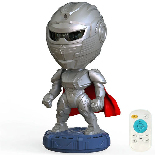 Robot Nebula Projection Light Mecha Warrior Desktop Ornament Atmosphere Night Light - 1