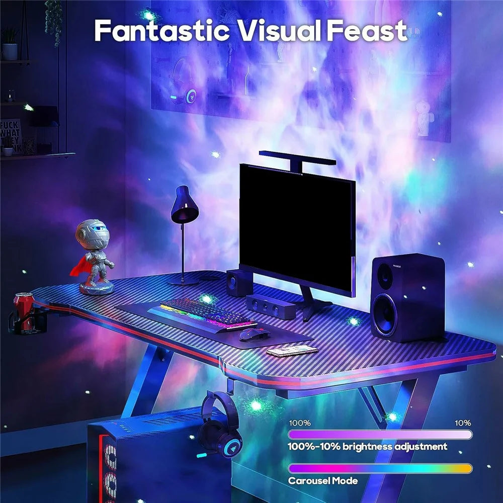 Robot Nebula Projection Light Mecha Warrior Desktop Ornament Atmosphere Night Light - 6