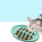 Cat Slow Feeder Bowl Fish Bone Design Preventing Choke Silicone Kitten Feeder Bowl - White - 7