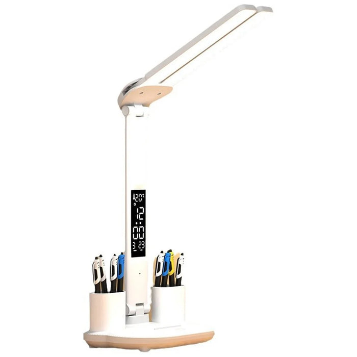 Eye Protection Foldable Desk Lamp Home Dormitory Pen Holder Reading Table Lamp, 3200mAh Battery - 1