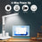 Eye Protection Foldable Desk Lamp Home Dormitory Pen Holder Reading Table Lamp, 3200mAh Battery - 6