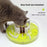 ABS Interactive Cat Feeding Maze Toy Slow Feeder Bowl Pet Gift Anti-Choking Digestion Aid Feeding Bowl - Green - 4
