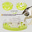 ABS Interactive Cat Feeding Maze Toy Slow Feeder Bowl Pet Gift Anti-Choking Digestion Aid Feeding Bowl - Green - 5