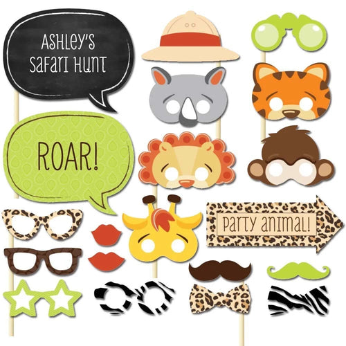 20Pcs / Set Children's Day Party Photo Booth Props Forest Animals Theme Photography Props Gift - 1