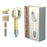 Handheld Massage Plastic Shower Head with Fragrance Cartridge and VC Carbon Fiber Filter - Light Yellow - 1