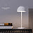 LS-8965 Three Color Temperature Shell Table Lamp Touch Control Atmosphere Desk Light - Red - 6