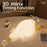 D19 White Goose Night Light Children Bedside Silicone Tap Light Fun Ornament - 3
