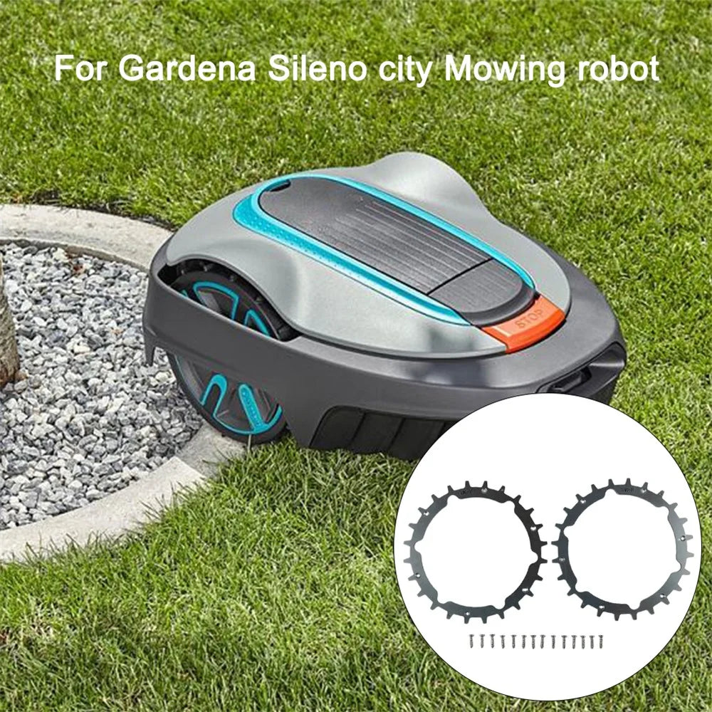 TLWG-01 2Pcs / Set 212mm SPCC Lawn Mower Wheel Spikes for Gardena Sileno City Spikes - 4