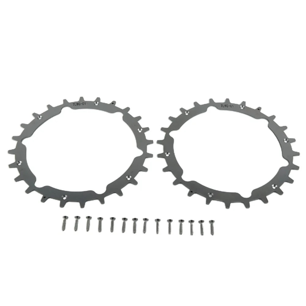 TLWG-01 2Pcs / Set 212mm SPCC Lawn Mower Wheel Spikes for Gardena Sileno City Spikes - 5
