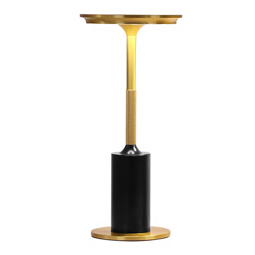 Cordless Table Lamp Rechargeable Portable LED Lamp 3 Color Touch Control Dimming Desk Lamp - Black - 1