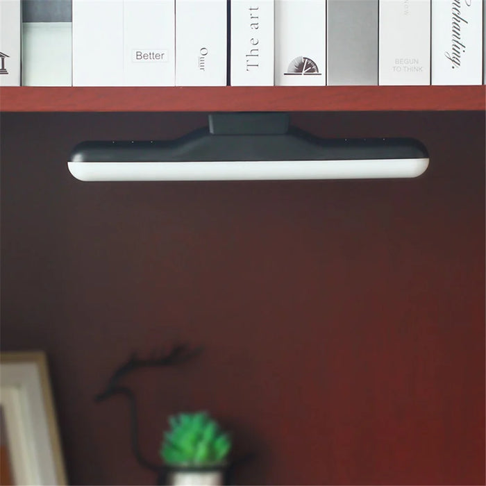 Touch Dimming Magnetic LED Light Bar Eyes Protection Rechargeable Student Reading Lamp - Black - 2