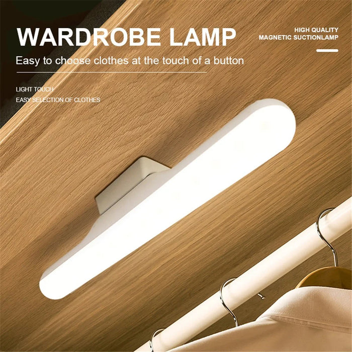 Touch Dimming Magnetic LED Light Bar Eyes Protection Rechargeable Student Reading Lamp - Black - 4