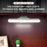 Touch Dimming Magnetic LED Light Bar Eyes Protection Rechargeable Student Reading Lamp - Black - 6