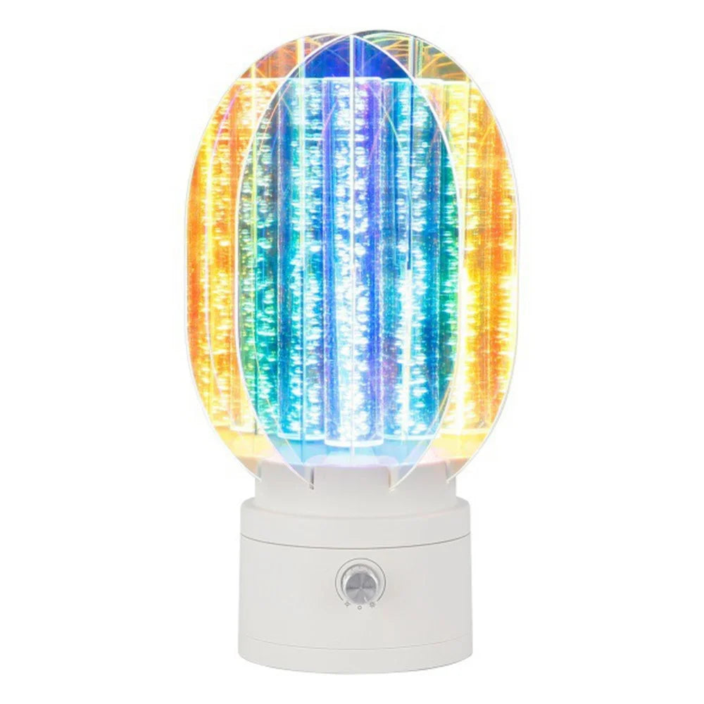 Creative Rotating Night Light Aurora Lamp Stepless Dimming Rechargeable Romantic Atmosphere Light - 1