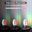 Creative Rotating Night Light Aurora Lamp Stepless Dimming Rechargeable Romantic Atmosphere Light - 2