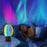 Creative Rotating Night Light Aurora Lamp Stepless Dimming Rechargeable Romantic Atmosphere Light - 7