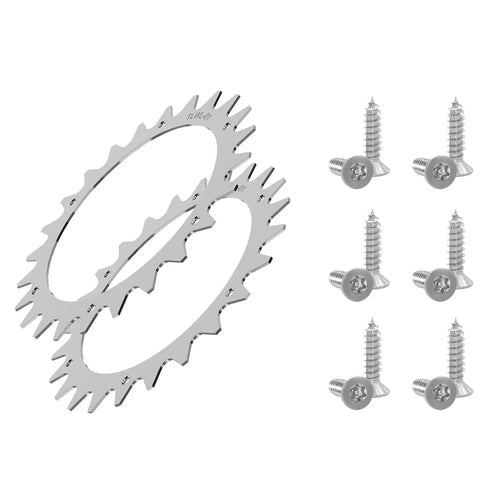 TLWL-01 2Pcs / Set 205mm Spikes for Worx Landroid S / M Robot Mower SPCC Wheel Spikes - 1