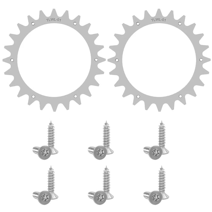 TLWL-01 2Pcs / Set 205mm Spikes for Worx Landroid S / M Robot Mower SPCC Wheel Spikes - 4
