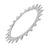 TLWL-01 2Pcs / Set 205mm Spikes for Worx Landroid S / M Robot Mower SPCC Wheel Spikes - 6