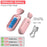 F18 Foldable Neck Light LED Reading Lamp Rechargeable Outdoor Sports Repair Work Study Illumination Light - Pink - 2