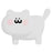 Cat Night Light Bedroom Bedside Sleep Aid for Kids Tap Control Soft Silicone USB Rechargeable Lamp with Timer Function - 1