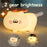Cat Night Light Bedroom Bedside Sleep Aid for Kids Tap Control Soft Silicone USB Rechargeable Lamp with Timer Function - 3