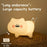 Cat Night Light Bedroom Bedside Sleep Aid for Kids Tap Control Soft Silicone USB Rechargeable Lamp with Timer Function - 7