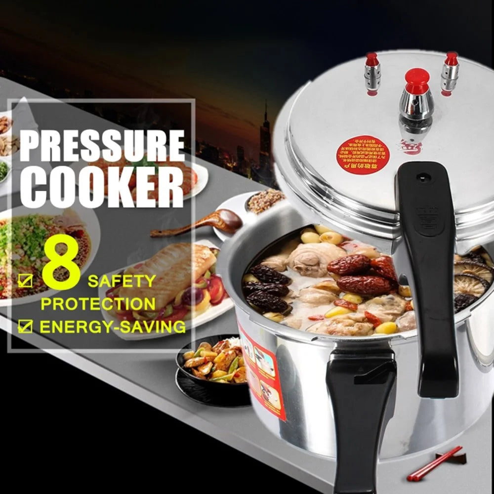 22cm Aluminum Alloy Pressure Cooker Home Use Explosion-Proof Cookware for Gas Stove - 5
