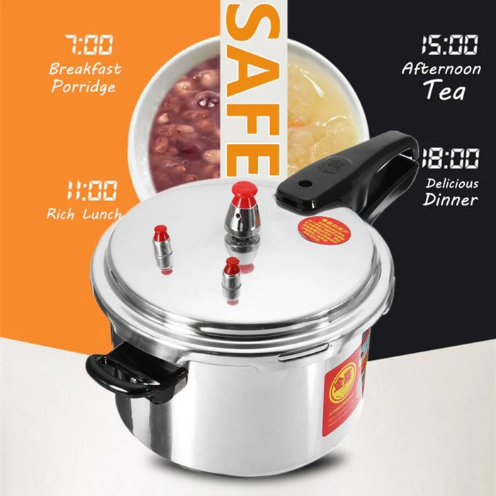 24cm Aluminum Alloy Pressure Cooker Home Use Explosion-Proof Cookware for Gas Stove - 4