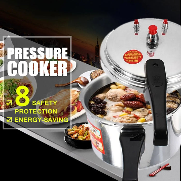 24cm Aluminum Alloy Pressure Cooker Home Use Explosion-Proof Cookware for Gas Stove - 5