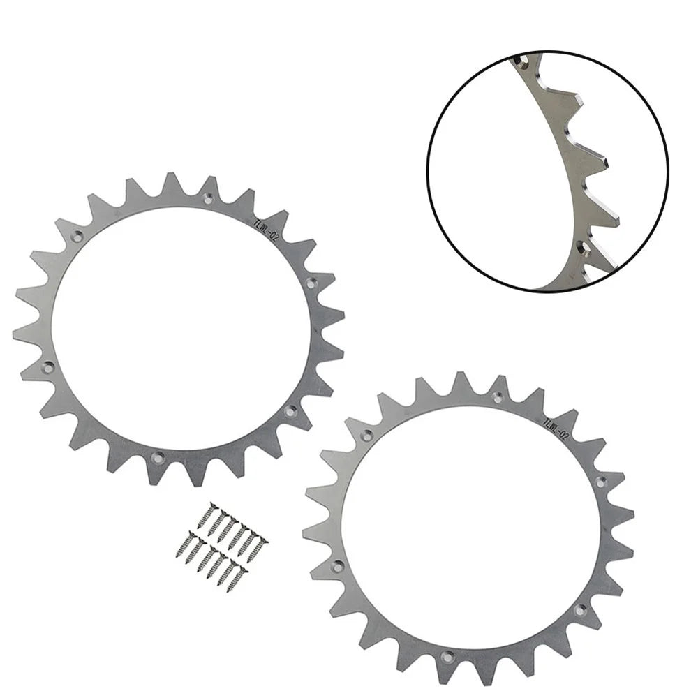 TLWL-02 2Pcs / Set For Worx Landroid L Robot Mower Spikes 225mm SPCC Wheel Spikes - 2