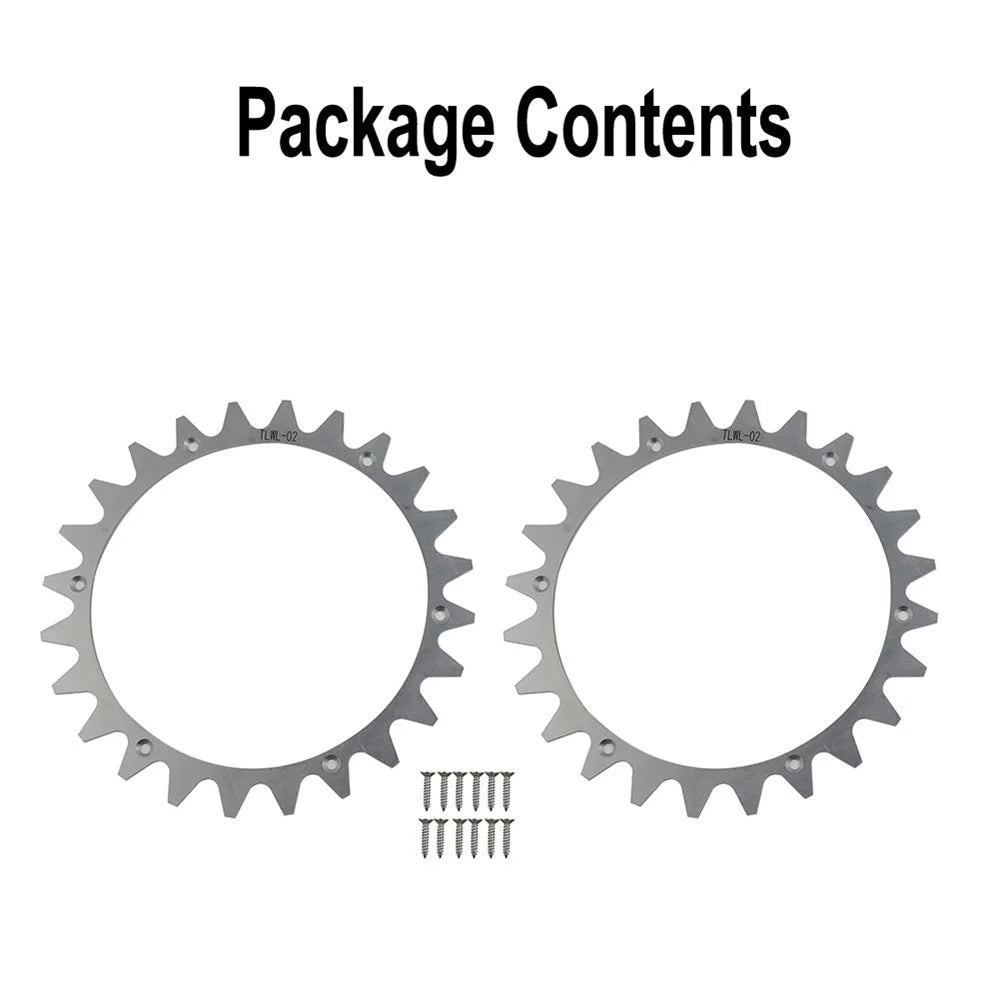 TLWL-02 2Pcs / Set For Worx Landroid L Robot Mower Spikes 225mm SPCC Wheel Spikes - 4