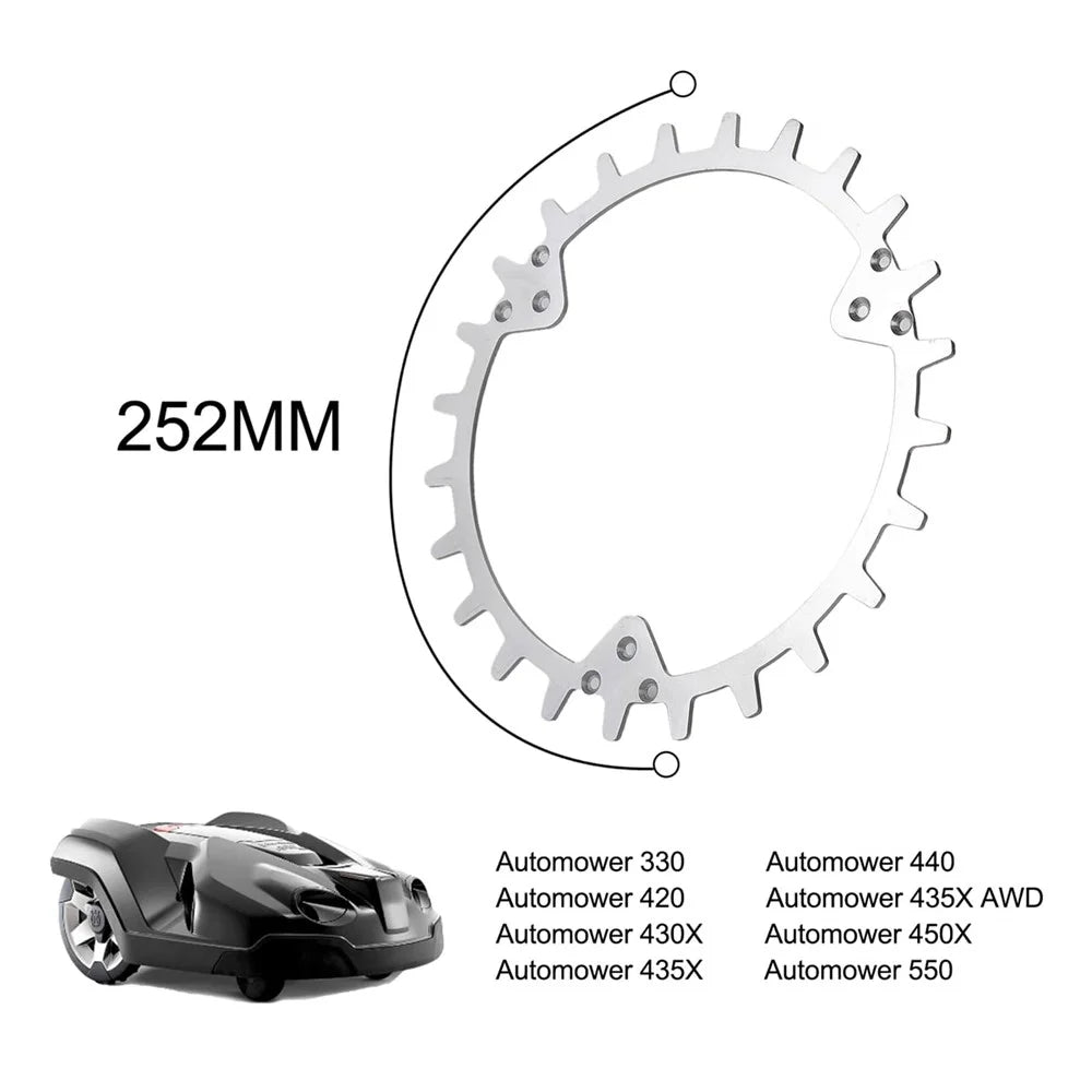 HUSQVANA TLWH-01 2Pcs / Set 252mm Wheel Spikes for Gardena Automower330 Lawnmower SPCC Spikes - 3