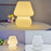 TA-033 Mushroom Lamp Glass Table Bedside Lamp INS Sleeping Night Light (Not Dimmable) - Stripe White - 3
