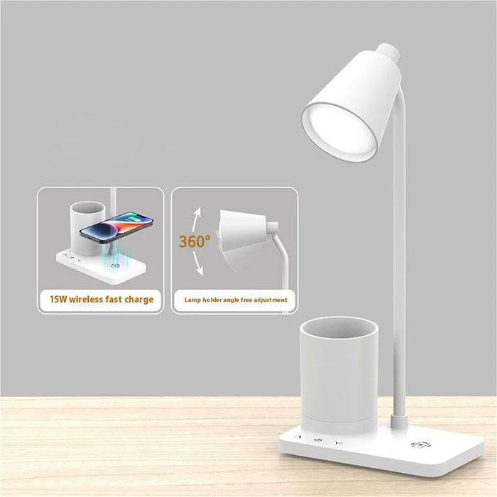 F13 Desk Lamp LED Reading Light Rechargeable Eye-Care Study Lamp 4 Brightness Levels Touch Control for Students - 6