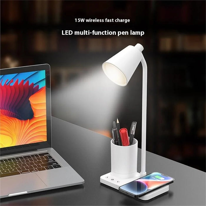 F13 Desk Lamp LED Reading Light Rechargeable Eye-Care Study Lamp 4 Brightness Levels Touch Control for Students - 7