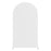 Elastic U-Shaped Arch Door Cloth Cover Decorative Backdrop for Birthday Party Wedding, 120x50cm - White - 1