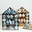 73Pcs / Set Christmas Ornaments Set Xmas Painted Ball Hanging Baubles Holiday Gift Decorations - Red+White - 2