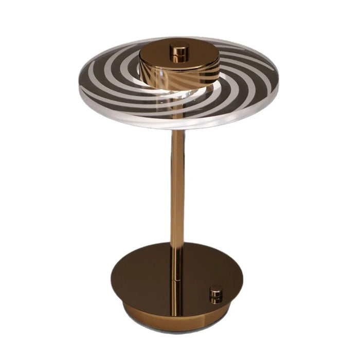 Creative Pattern Bedside Atmosphere Lamp Living Room Bedroom Iron + Acrylic Decorative Night Light Ornament - Z15-A - 2