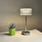 Iron + PS Table Lamp Touch Control 3 Color LED Night Light Rechargeable Bedside Mood Light - 3