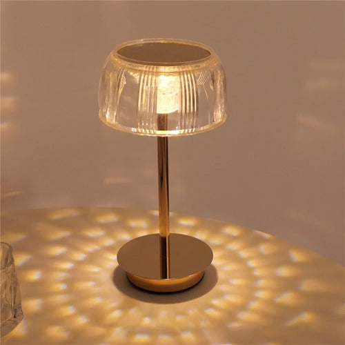 Jellyfish Iron + PS Table Lamp Touch Control Bedside Night Light Bar Restaurant Bedroom Ambient Light - 1